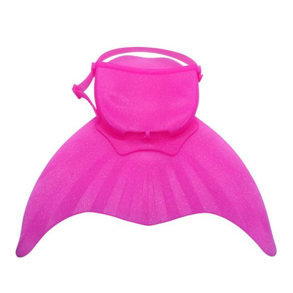 Buy Adjustable Mermaid Monofin , Pink Mermaid Swim Fins Kids 6-12 Years Old at wholesale prices