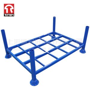 Quality Torin LK81-1400 Round Pipe Stacking Rack Warehouse Rack Stackable Rack Strong Warehouse Steel Tube Shelves for sale