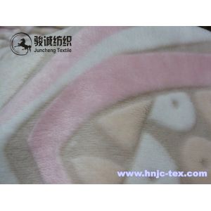 Environment friendly sherpa coral fabrics coral fleece fabric/stampa fabric
