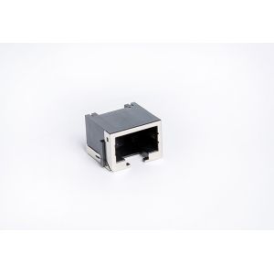 Copper Alloy Shielded RJ45 Single Port / Rj45 8p8c Jack Without LED TMCPS811EXX1