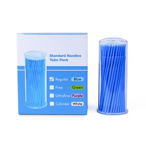 Disposable Microbrush Tattoo Accessories For Eyelash , Eyebrow Cleaning