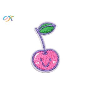 Kids Cute Stock Embroidered Patches Iron On Backing Shape customized