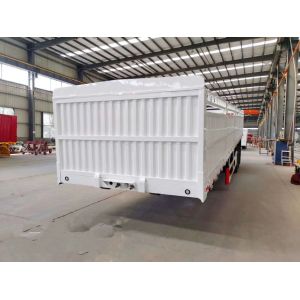 60 Tons 3 Axles Q345 Heavy Duty Semi Trailers