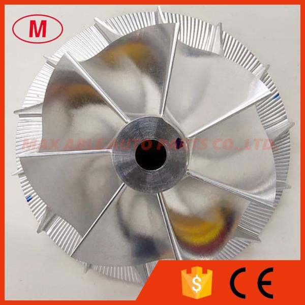 K36 Forward 5336-123-2207 75.10/107.95mm 7+7 blades turbo turbocharger aluminum 2618/milling/billet compressor wheel