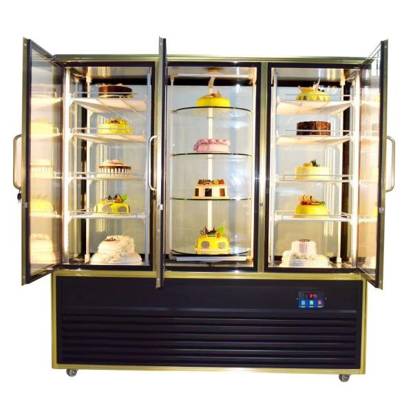 Fan Cooling Low Noise Low Power High Quality Multi-use Cake Showcase With