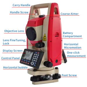 Kolida KTS-442R10U Total Station 2'' Accuracy No-Prism 1000m