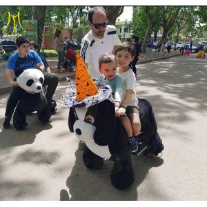 Quality Hansel amusement park electric battery operated ride on walking animals for sale