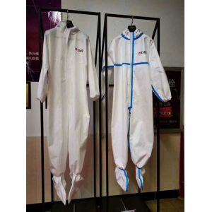 China All Over Waterproof Full Chemical Protective Body Suit Medical on sale