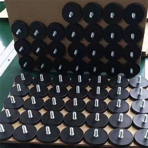 Punching Service Rubber Coated Magnet Magnetic Base Mounting with NdFeB