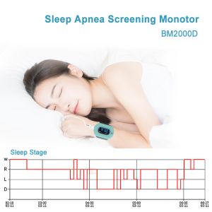 Battery Life Up To 8 Hours Sleep Breathing Monitor Spo2 Heart Rate , Osa, Odi