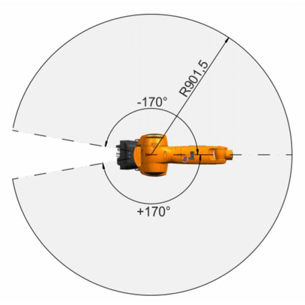 KUKA KR 6 R900 Industrial Robot Arm 6 Axis With KRC4 Controller Teachpendent DH Robotic Gripper And Dress Pack
