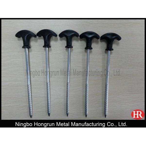 Buy steel rock pegs with plastic header at wholesale prices