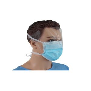 Earloop 3 Ply Disposable Face Shield Non Woven Smooth Inner Lining