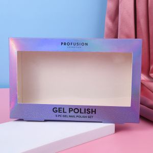 Holographic Iridescent Foil Packaging Box With Custom Design / Logo