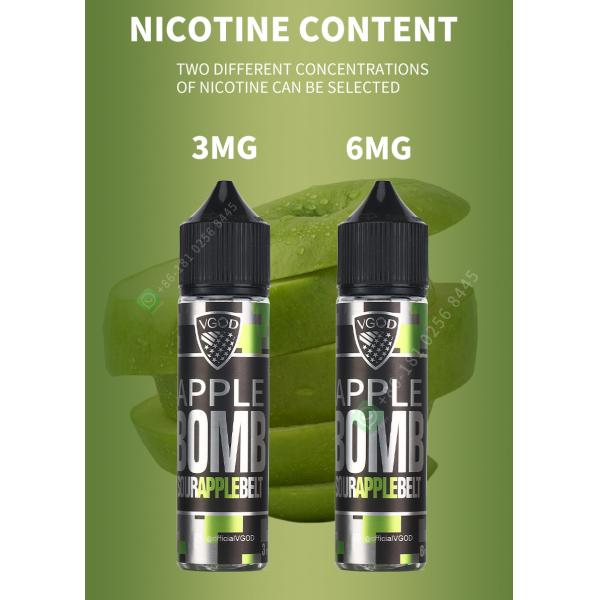 Buy VGOD Vape Juice E-Liquid 5mg 6mg Nicotine Salt Vape Liquid E-Juice With MSDS Certificate at wholesale prices