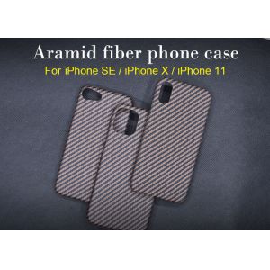 0.65mm Thickness Gold Aramid Fiber iPhone SE Waterproof Case