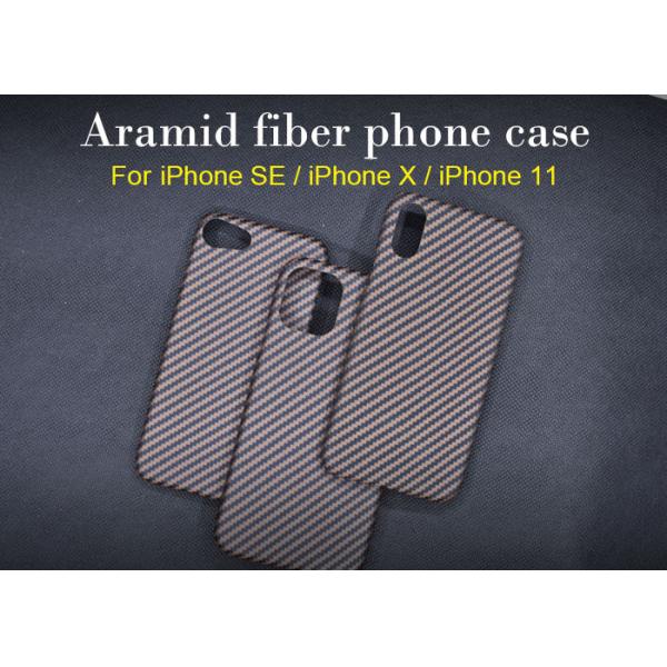 Buy 0.65mm Thickness Gold Aramid Fiber iPhone SE Waterproof Case at wholesale prices