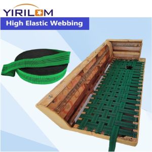 Custom 68mm PE Latex Elasbelt Stretch Sofa Webbing Furniture Replacement