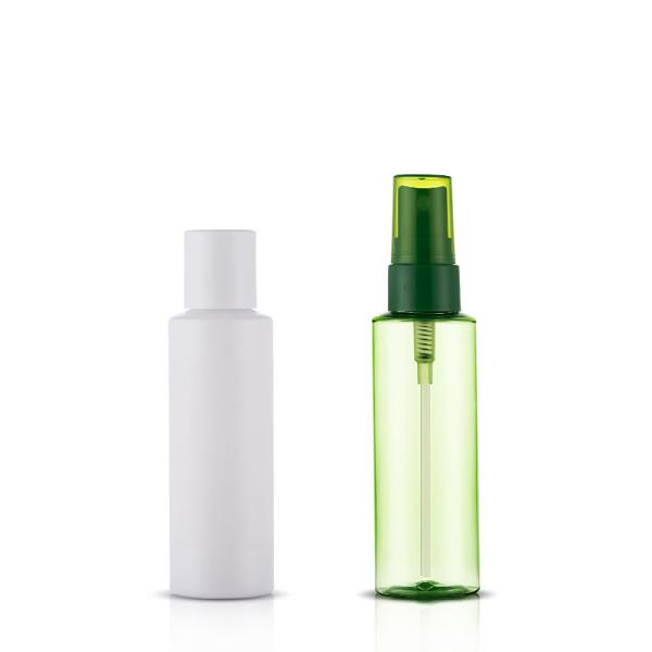Buy Custom Made Cylinder Toner Plastic Cosmetic Bottles 2 OZ Travel Size at wholesale prices
