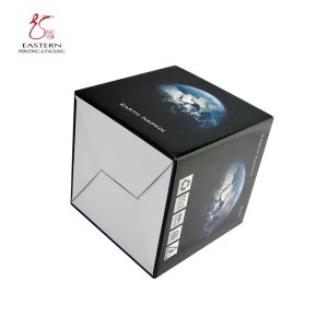 4C Printed Cardboard Package Box Brown Corrugated Inside