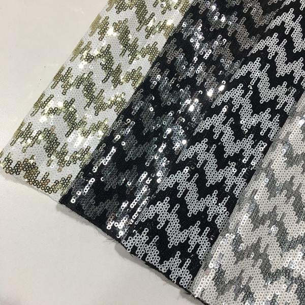 Embroidery Pink Sequin Tablecloth Professional Elegant Hometextile Stripe