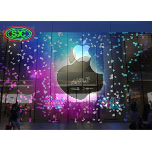 800cd/sqm P3.91 Transparent Led Curtain Screen SMD1921