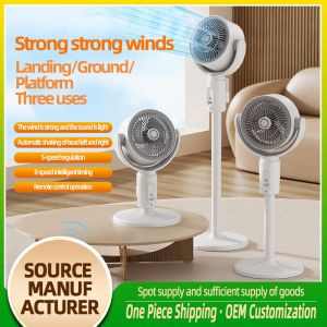 FLOOR Installation 4000mA USB Rechargeable Floor Standing Fan with Adjustable