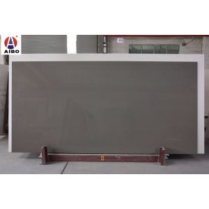 Commercial Projects Dark Grey Quartz Countertops Strong Resistance To Scratch