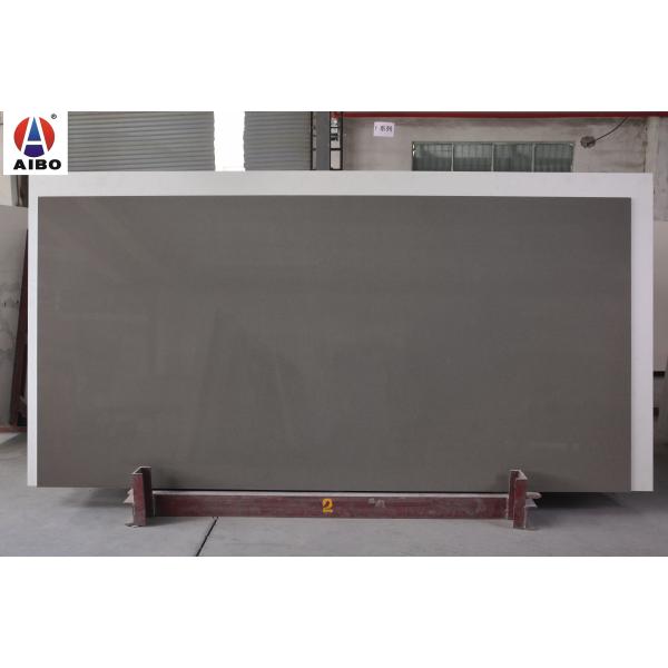 Buy Commercial Projects Dark Grey Quartz Countertops Strong Resistance To Scratch at wholesale prices