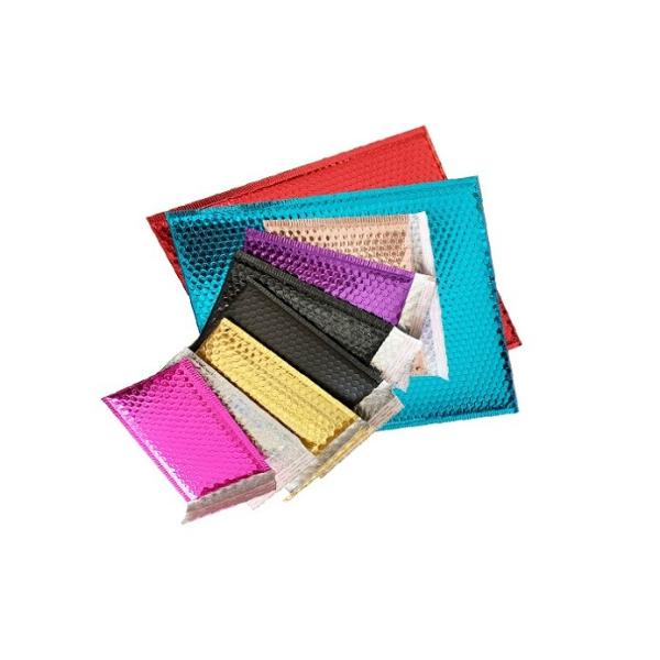 Buy Custom Color Small Bubble Wrap Envelopes Metalized Foil Tear Proof For Shipping at wholesale prices
