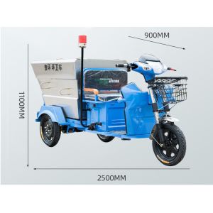 Electric three-wheeled high-pressure cleaning truck