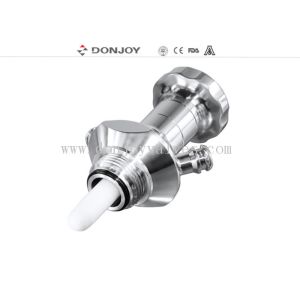 Sanitary 316L Aseptic Sampling Valves With DN10 Pipeline Connector