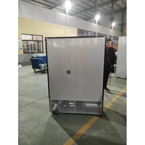Vertical air-cooled refrigerated three door glass large capacity beverage cabinet 6