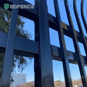 Weatherproof Tubular Steel Fence All-Season