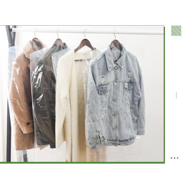 Dry Cleaning Plastic Bags for Protective Clothing Storage Dustproof and Waterproof