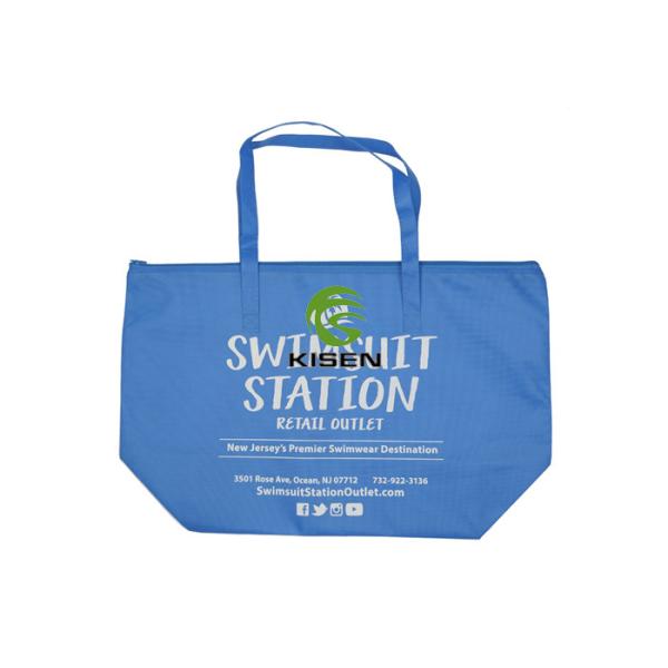 Buy Zippered Resealable Polypropylene Bags , Blue Polypropylene Shopping Bags at wholesale prices