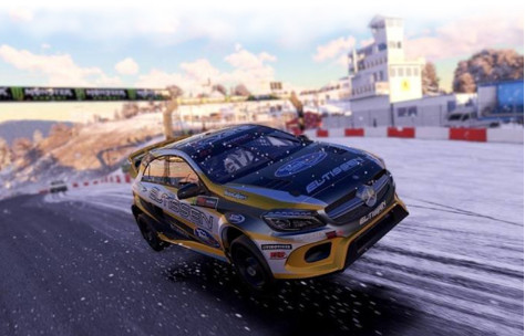 Motorbike VR Arcade Machine 180w Land Driving Platform coin operated