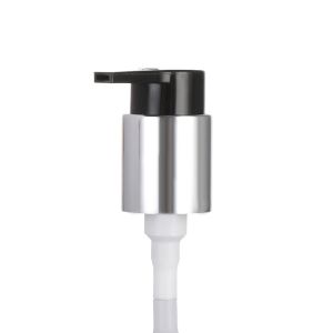 Aluminum 24mm Plastic Pump Treatment Cream Pump for Cosmetic in White Color