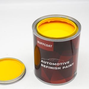 Yellow Car Refinish Paint Low Price Auto Base Color Coat Long Lasting 1K Paint