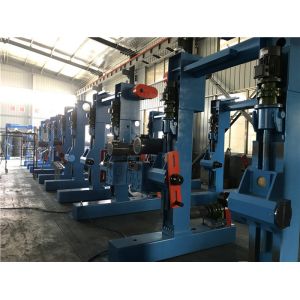 2mm - 200mm Round Cable Rewinding Machine With Spark Testing Gantry Rail Walk