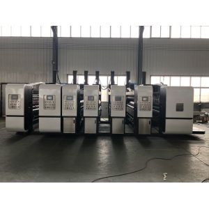 Quality Fruit Pizza Box 2400mm Flexo Printer Slotter Die Cutter 2 Color for sale