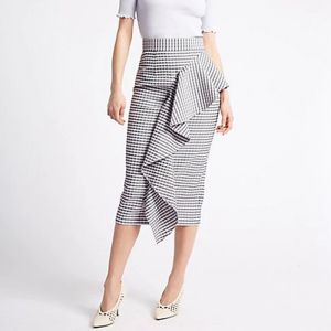 China 2018 Fashion Clothing Ruffle Pencil Skirts Ladies Office on sale