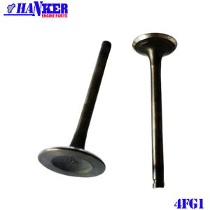 Diesel Engine Valve Isuzu Intake 4FG1 Corrosion Resistant Nitrided Valves