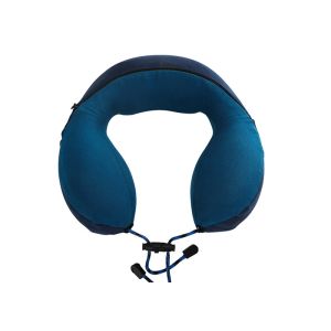 Bubble Travel Neck Pillow U Shaped Chin Head Support 45 D Density Eliminates