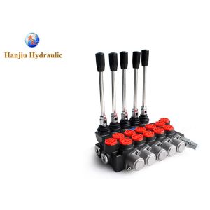 Stump Grinder Hydraulic Monoblock Control Valve 5 Spool 40 Liters