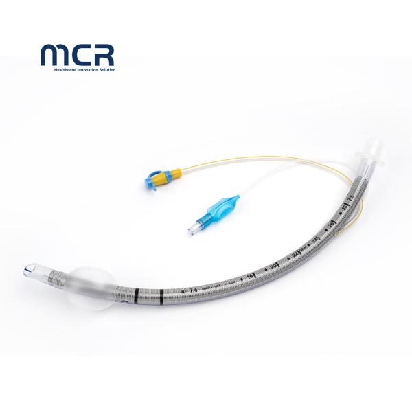 Buy Flexible Disposable Reinforced Endotracheal Tube With Suction Port at wholesale prices