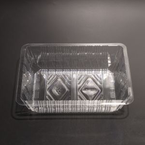 Eco Friendly BPA Free Disposable Plastic PET Food Tray For Food Packaging