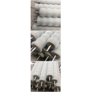 Customized Profiled Brush Roller, Potato Dry Cleaning Machine, Brush Roller