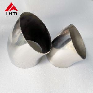 Titanium Elbow with Polished Surface for Industrial Piping