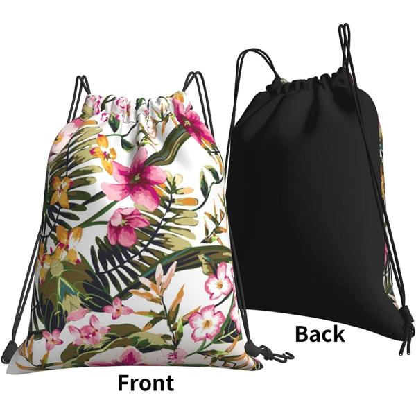 Drawstring Bags For Women Girls String Backpack Yoga Bag Water Resistant Light Weight Nylon